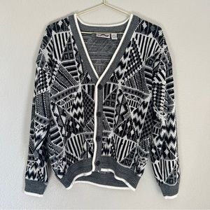 Vintage 80s / 90s Aztec Cardigan Sweater
